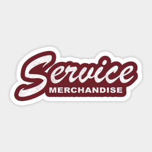 Service Merchandise dark Sticker